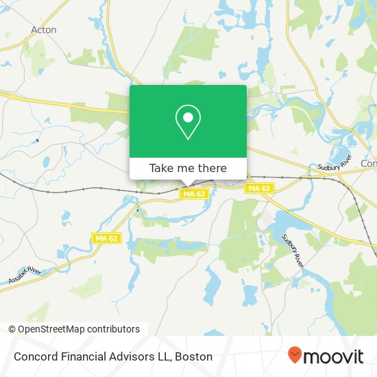 Mapa de Concord Financial Advisors LL