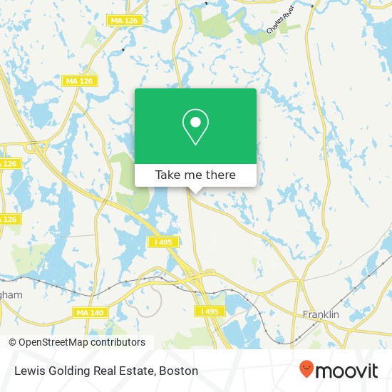 Lewis Golding Real Estate map