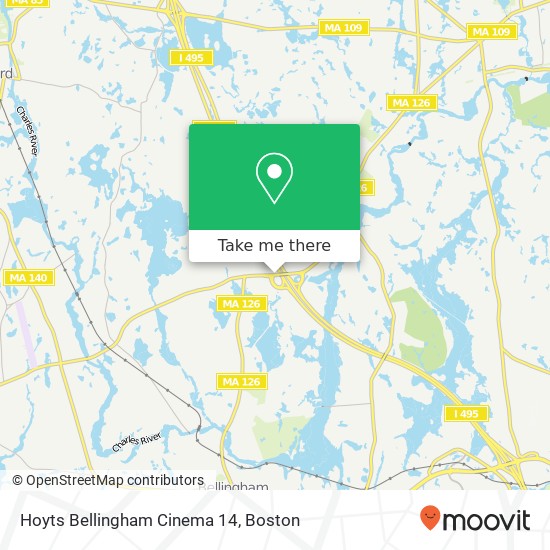 Mapa de Hoyts Bellingham Cinema 14