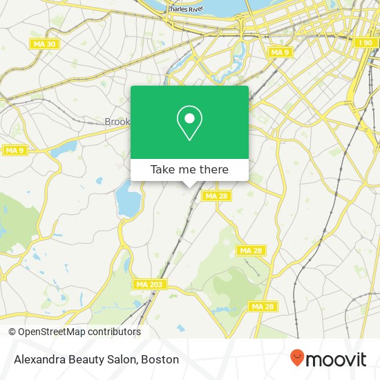 Mapa de Alexandra Beauty Salon