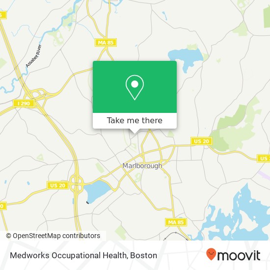 Mapa de Medworks Occupational Health