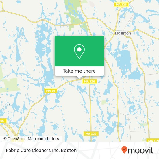 Mapa de Fabric Care Cleaners Inc