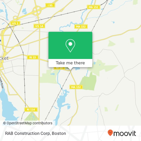 Mapa de RAB Construction Corp