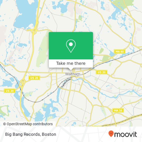 Mapa de Big Bang Records