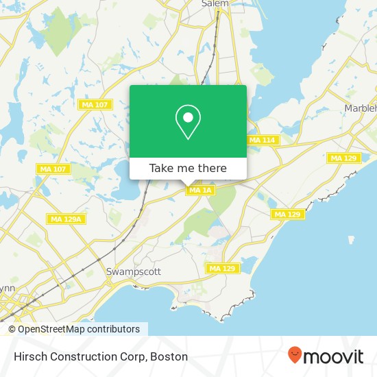 Mapa de Hirsch Construction Corp