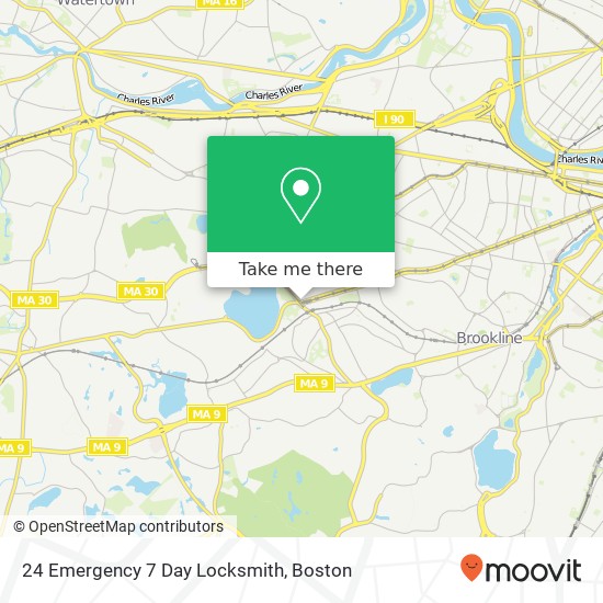 Mapa de 24 Emergency 7 Day Locksmith