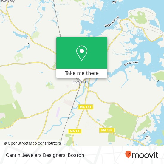 Cantin Jewelers Designers map