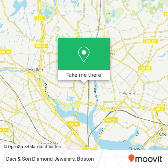 Daci & Son Diamond Jewelers map