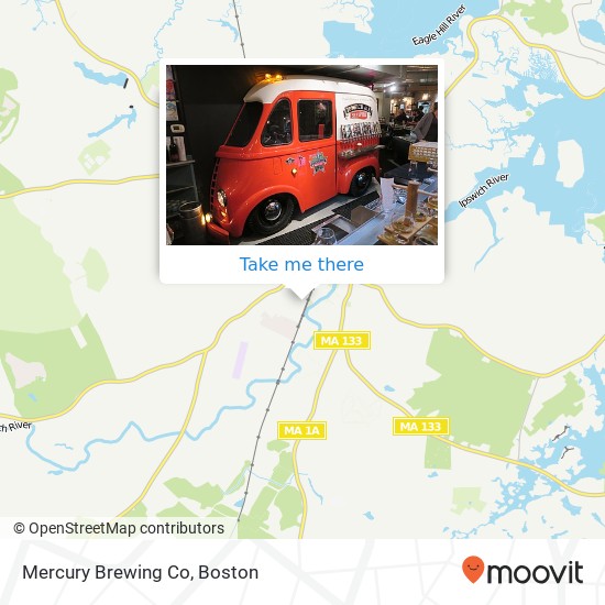 Mapa de Mercury Brewing Co