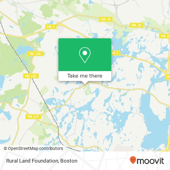 Rural Land Foundation map