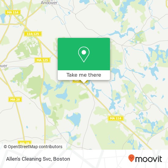 Allen's Cleaning Svc map