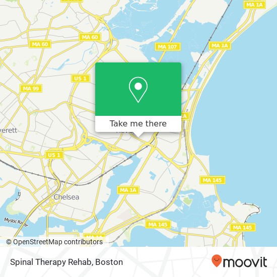 Spinal Therapy Rehab map