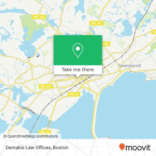 Demakis Law Offices map