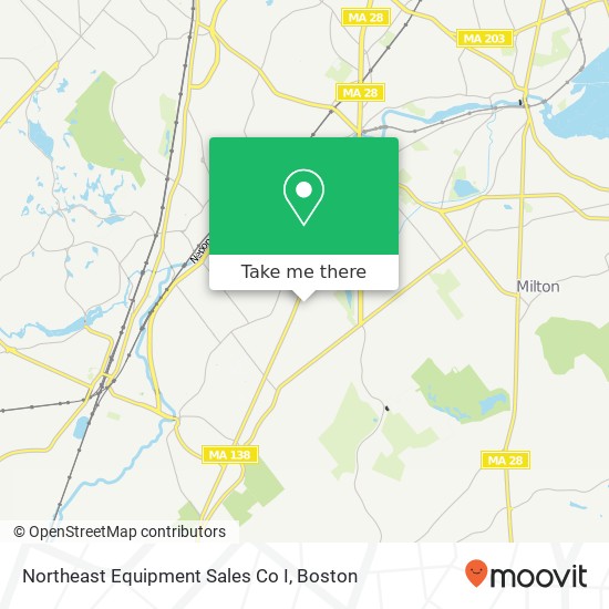 Northeast Equipment Sales Co I map