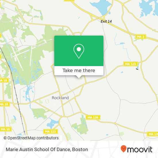 Mapa de Marie Austin School Of Dance