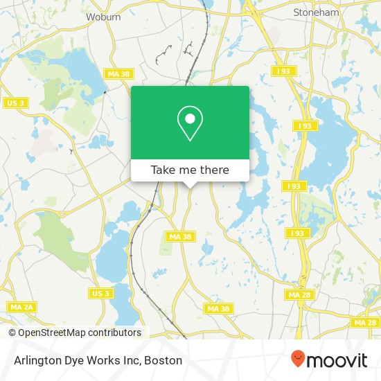 Mapa de Arlington Dye Works Inc