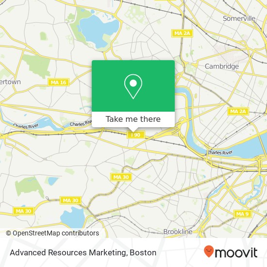 Advanced Resources Marketing map