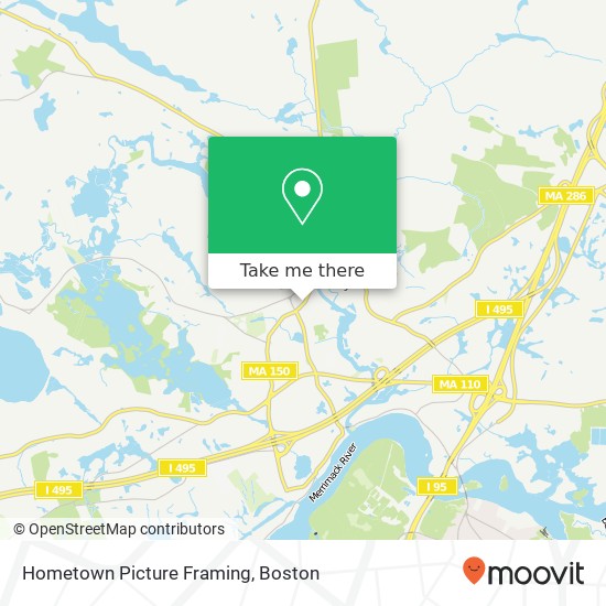 Mapa de Hometown Picture Framing
