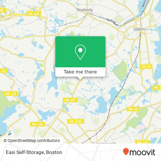 Mapa de Easi Self-Storage