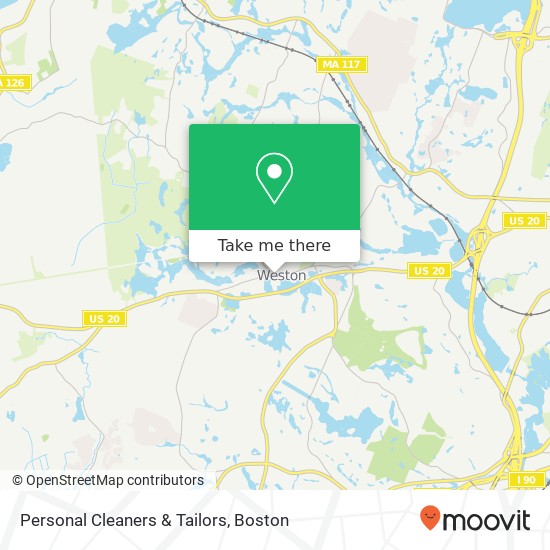 Mapa de Personal Cleaners & Tailors