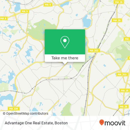 Advantage One Real Estate map