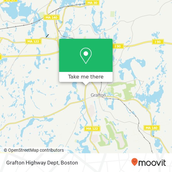 Grafton Highway Dept map