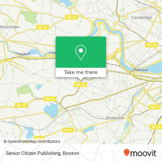 Senior Citizen Publishing map