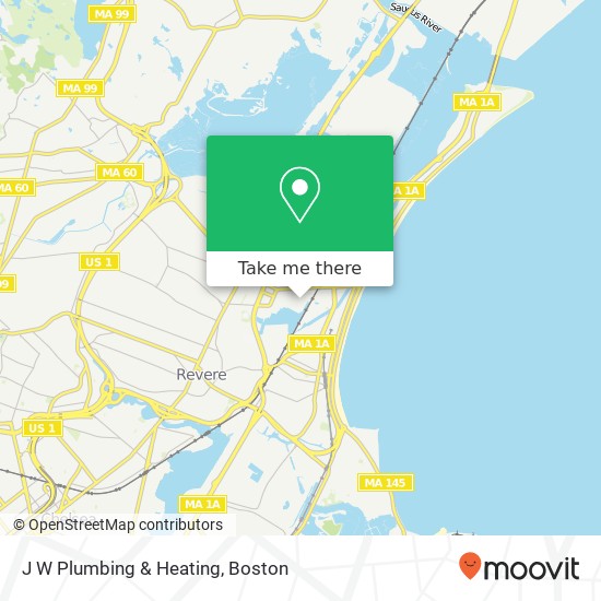 Mapa de J W Plumbing & Heating