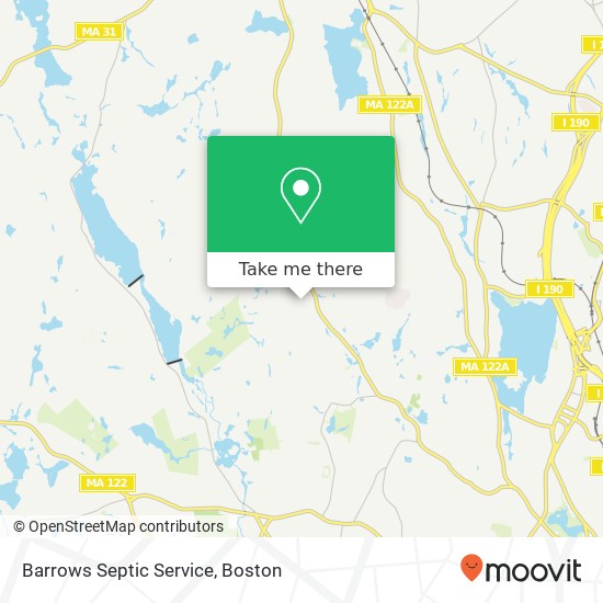 Mapa de Barrows Septic Service