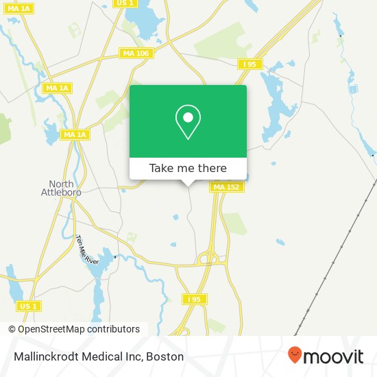 Mallinckrodt Medical Inc map