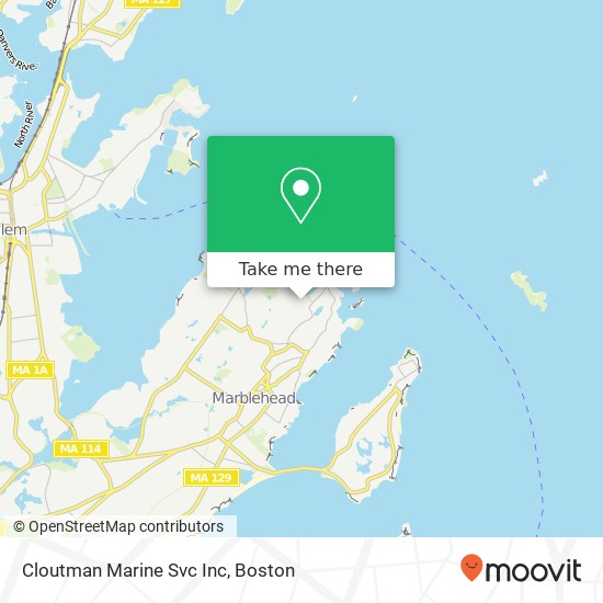Cloutman Marine Svc Inc map