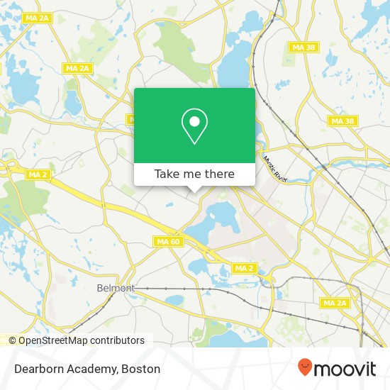 Mapa de Dearborn Academy