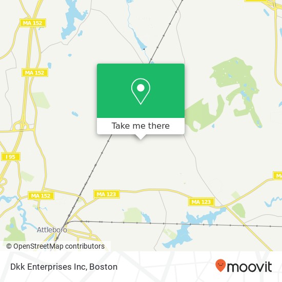 Dkk Enterprises Inc map