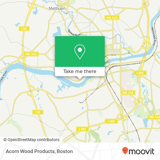 Acorn Wood Products map