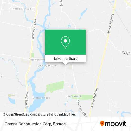 Greene Construction Corp map