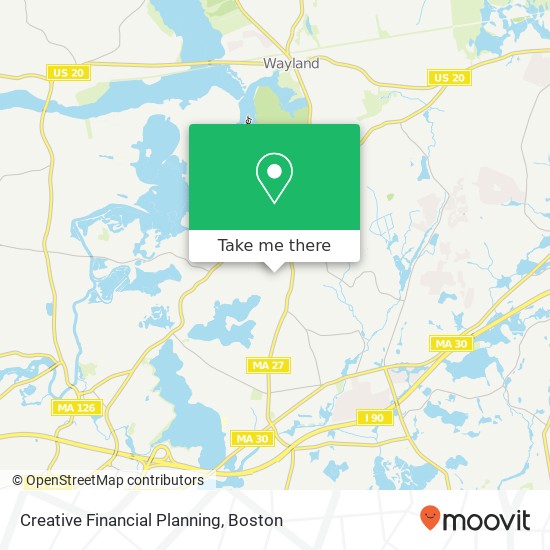 Mapa de Creative Financial Planning