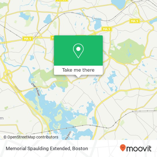 Memorial Spaulding Extended map