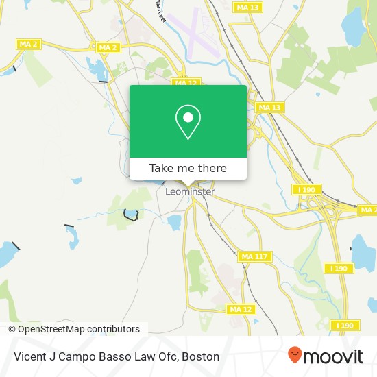 Vicent J Campo Basso Law Ofc map
