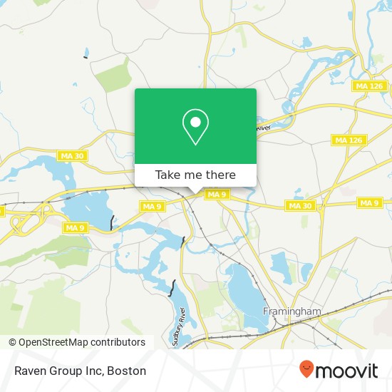 Raven Group Inc map