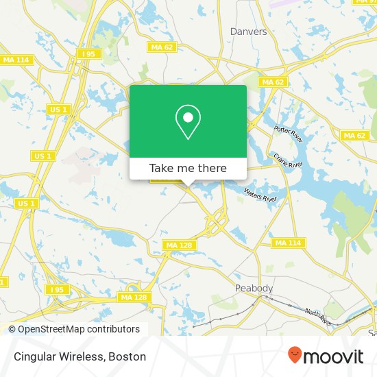 Mapa de Cingular Wireless