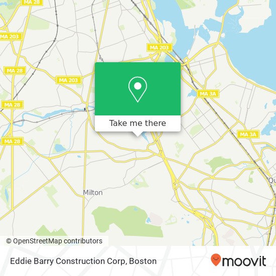 Eddie Barry Construction Corp map
