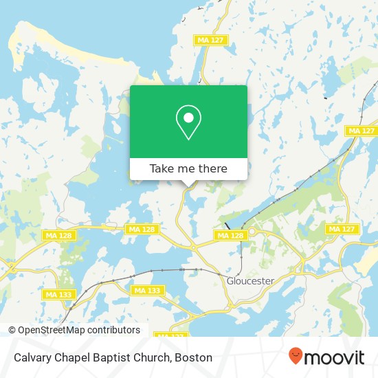 Calvary Chapel Baptist Church map