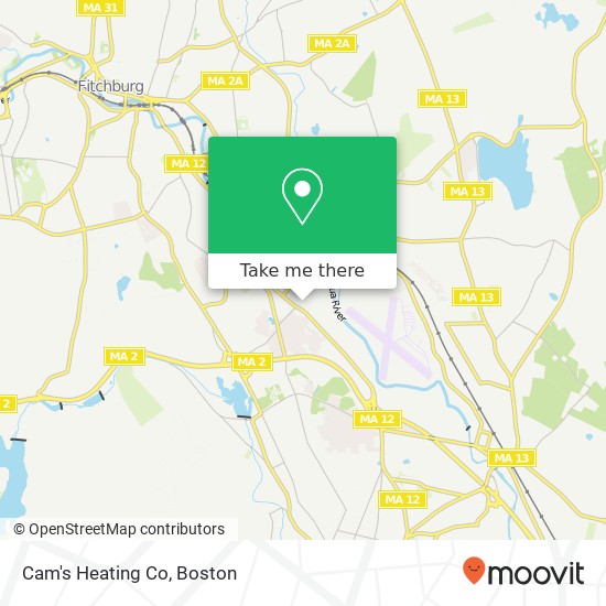 Mapa de Cam's Heating Co