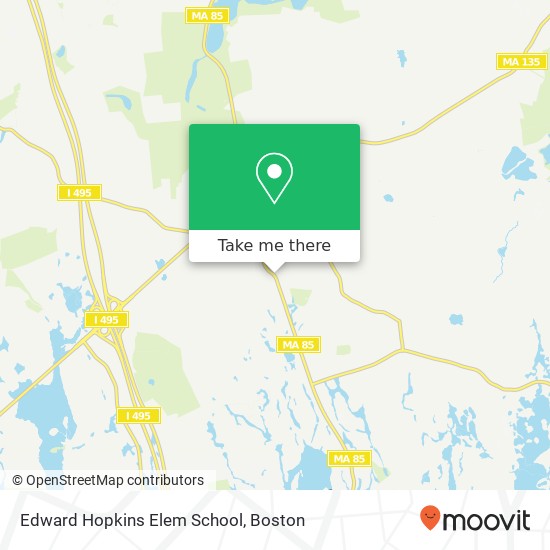 Edward Hopkins Elem School map