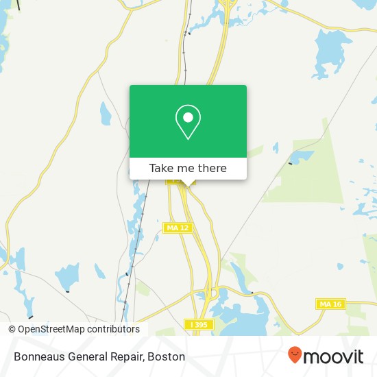 Bonneaus General Repair map
