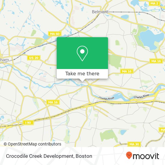 Crocodile Creek Development map