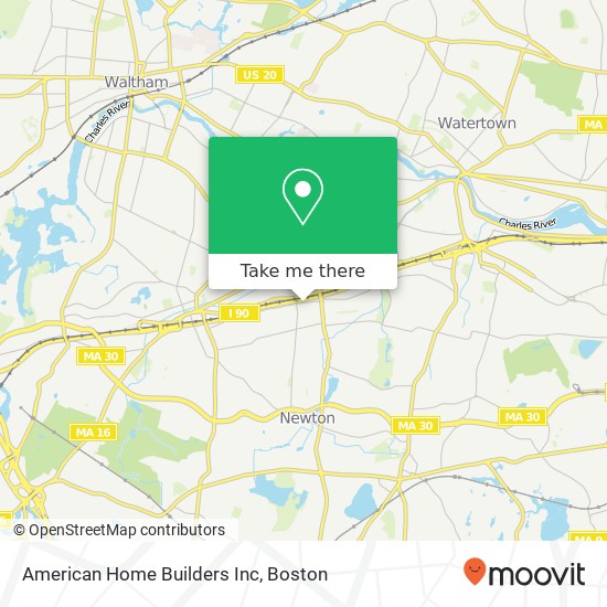 Mapa de American Home Builders Inc