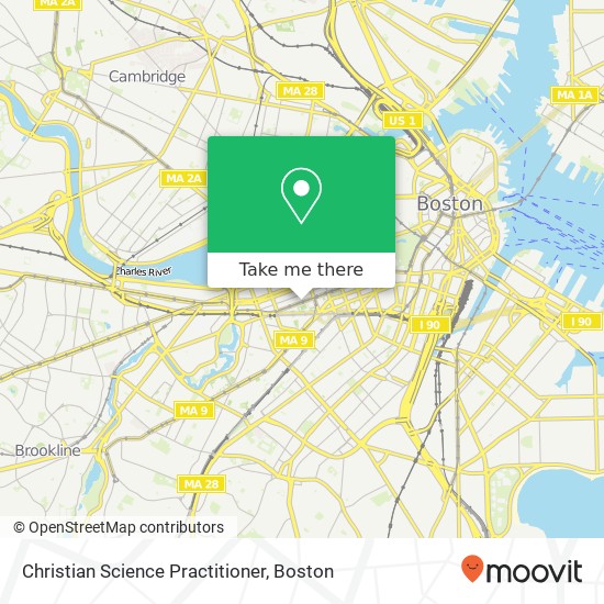 Mapa de Christian Science Practitioner