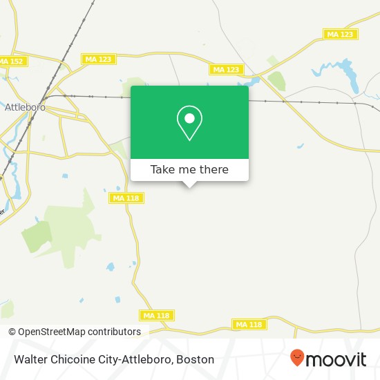 Mapa de Walter Chicoine City-Attleboro