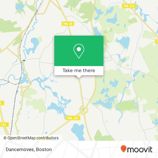 Dancemoves map